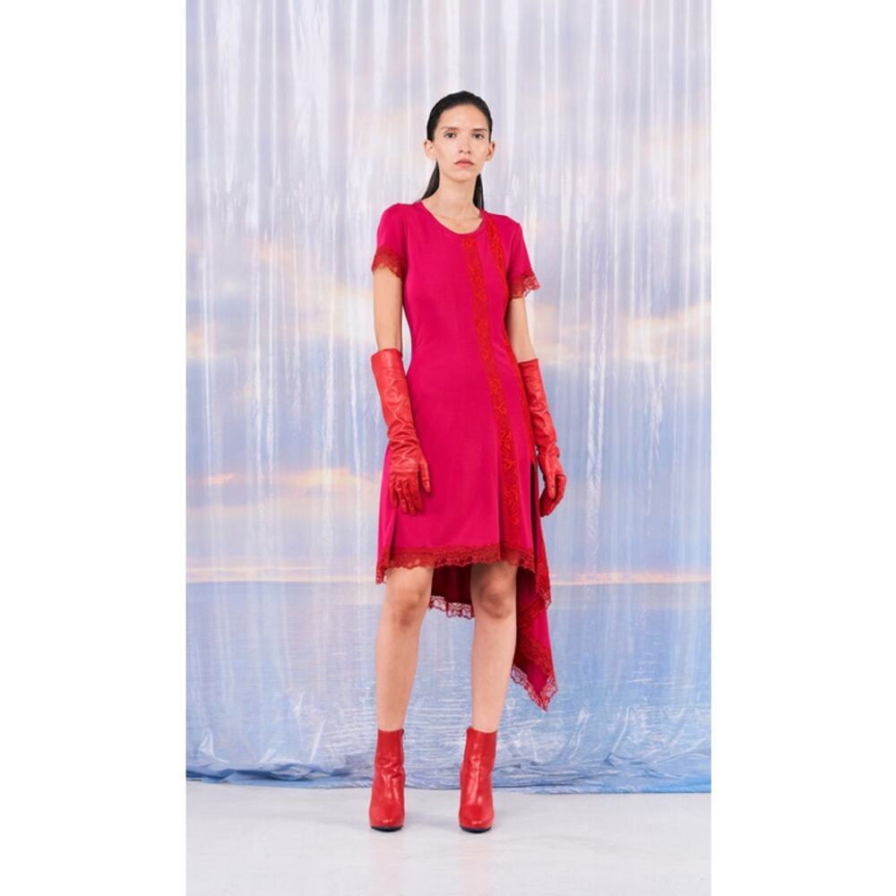 KOCHE Resort 2021 Collection XS Romantic Midi Dress Vacation‎ Spring Summer